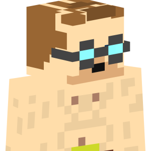 Пловец в очках - Сбоку