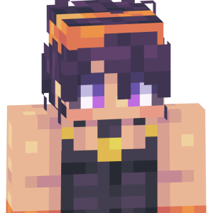 Аниме-парень с оранжевой повязкой - Спереди