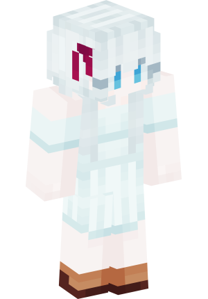 Белоснежная аниме-леди