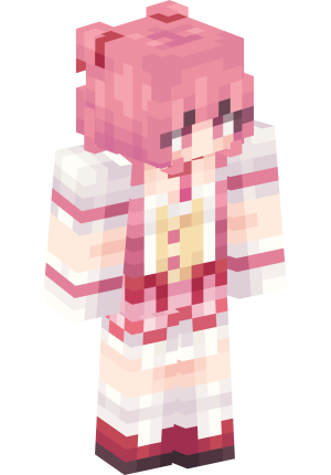 Розовая аниме-милашка