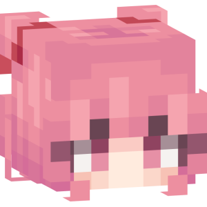 Розовая аниме-милашка - Голова