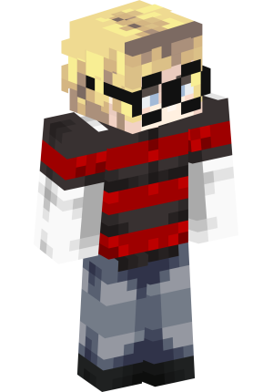 Стильный блондин в очках