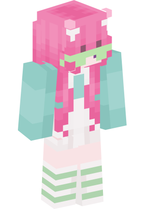 Розовая няша в очках