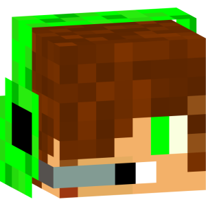 Ярко-зеленый стример - Голова