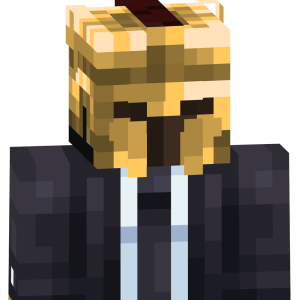 Золотой центурион в костюме - Спереди