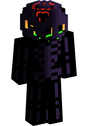 Неоновый сумрачный скелет