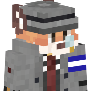 Серый детектив в котелке - Сбоку