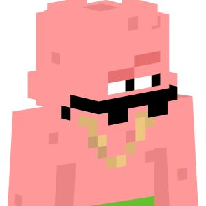 Крутой розовый добряк - Сбоку