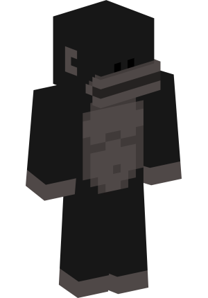 Мрачный силуэт в маске