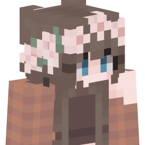 Цветочная нимфа в коричневом - Сбоку