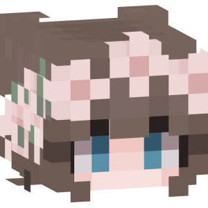 Цветочная нимфа в коричневом - Голова