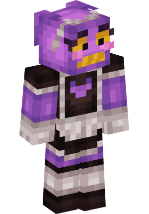 Фиолетовый озорник с клыками