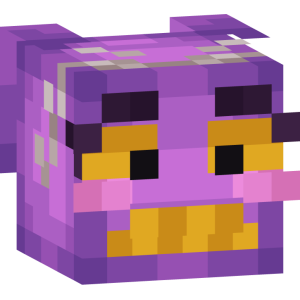 Фиолетовый озорник с клыками - Голова