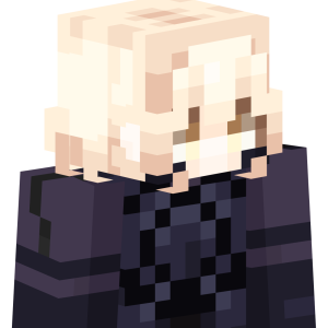 Светловолосый аниме-подросток - Сбоку