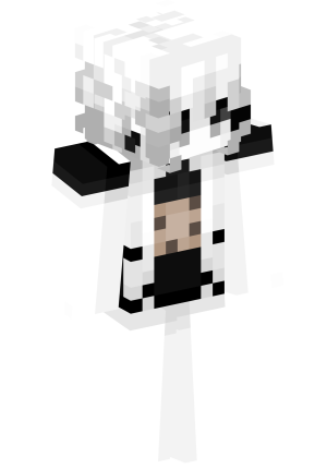 Монохромная аниме-девочка