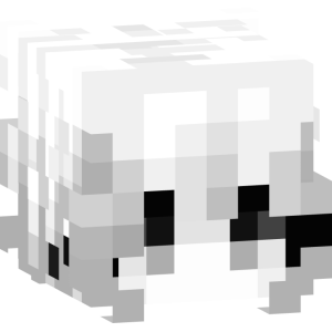 Монохромная аниме-девочка - Голова