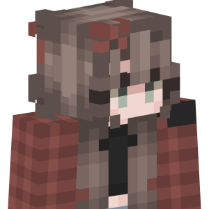 Осенняя мечтательница с бантом - Сбоку