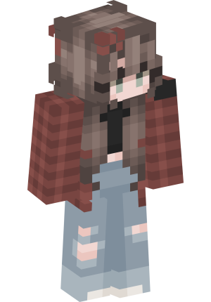 Осенняя мечтательница с бантом