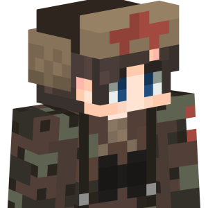 Зимний разведчик в ушанке - Сбоку