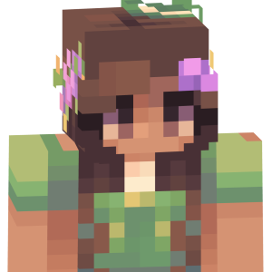 Лесная нимфа с цветами - Спереди