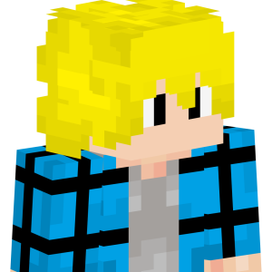 Яркий блондин в клетке - Сбоку