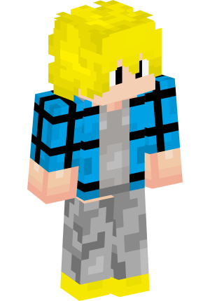 Яркий блондин в клетке