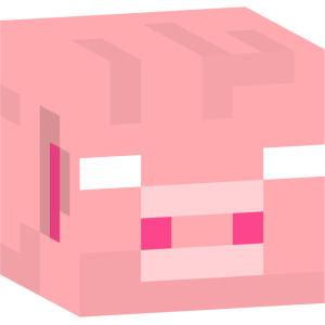 Розовый поросенок - Голова