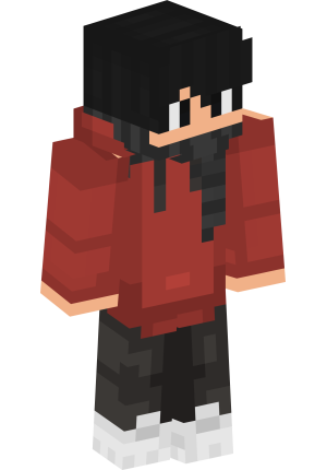 Зимний парень в шарфе