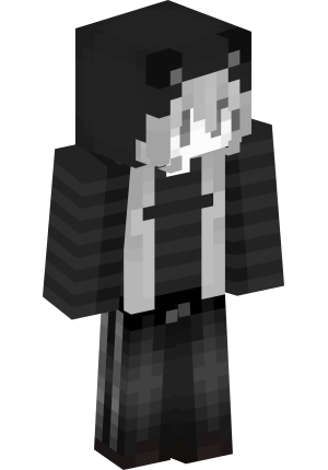 Черно-белая кошечка