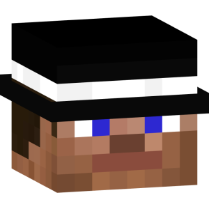 Стильный джентльмен в котелке - Голова