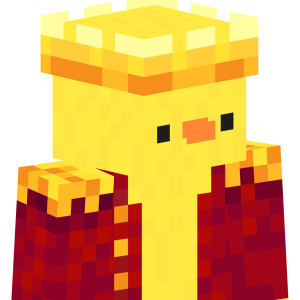 Цыпленок-монарх в мантии - Сбоку