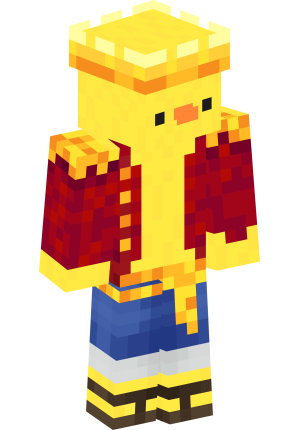 Цыпленок-монарх в мантии