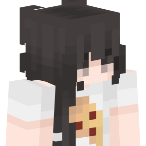 Любительница пиццы - Сбоку