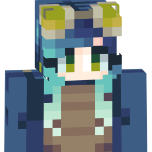 Бирюзовый механик с очками - Спереди