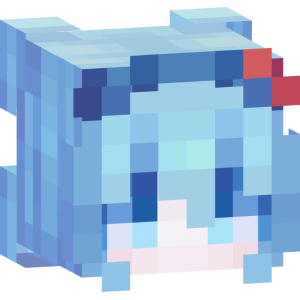 Лазурная аниме-школьница - Голова