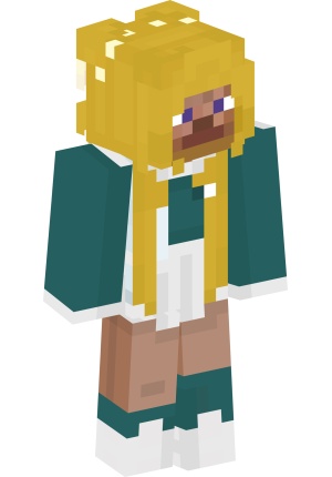 Золотоволосая школьница