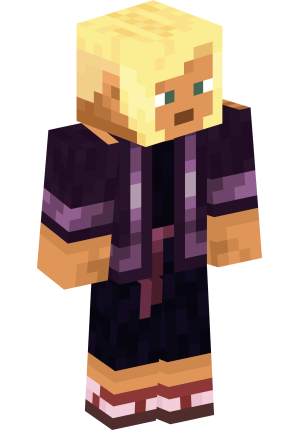 Красивый персонаж в фиолетовом