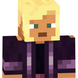 Красивый персонаж в фиолетовом - Спереди