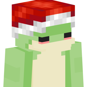 Новогодний лягушонок - Сбоку