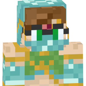 Бирюзовый странник в маске - Спереди