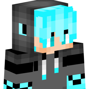 Неоновый кибер-подросток - Сбоку