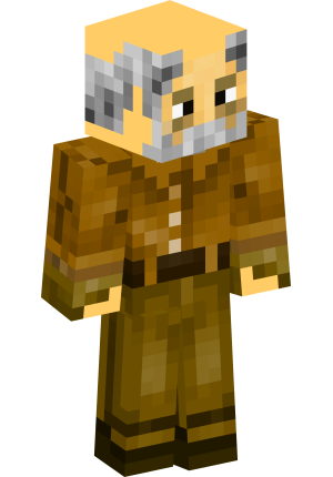 Седовласый странник в коричневом