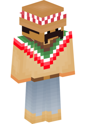 Усатый странник в пончо