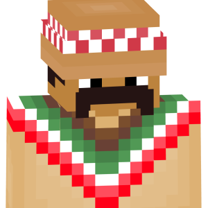 Усатый странник в пончо - Спереди