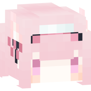 Розовая горничная с рожками - Голова