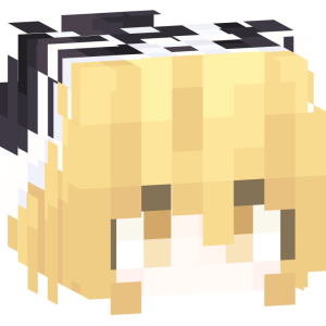 Милая аниме-девушка в клетчатом берете - Голова