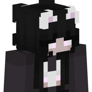 Черно-белая кошечка - Сбоку