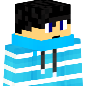 Лазурный худи-бой - Сбоку