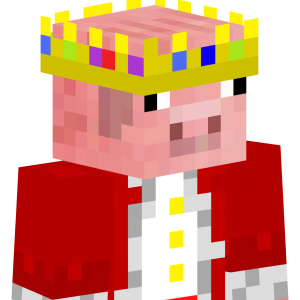 Король Свин в золотой короне - Сбоку