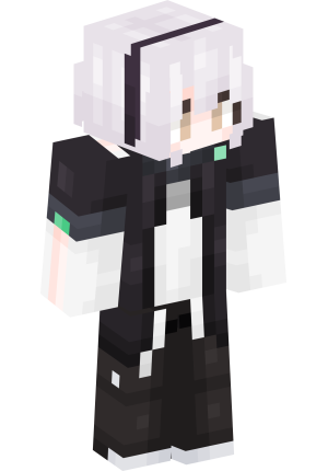 Серебряная аниме-дева